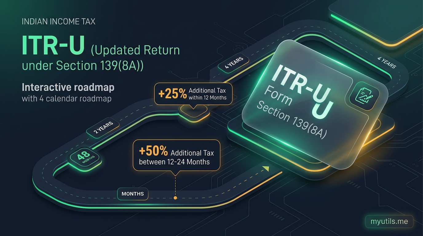 Complete guide to filing ITR-U Updated Return under Section 139(8A) for up to 4 years